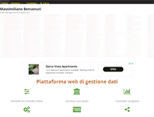Tablet Screenshot of massimilianobenvenuti.it
